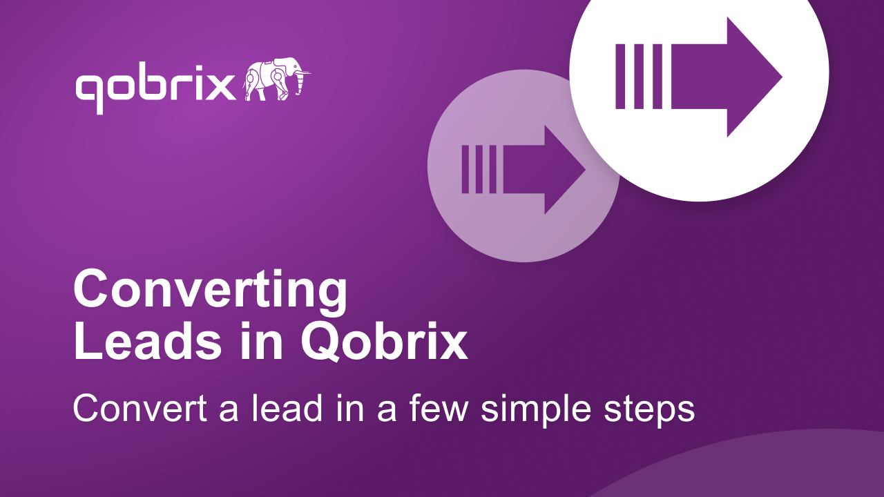 Converting leads in Qobrix