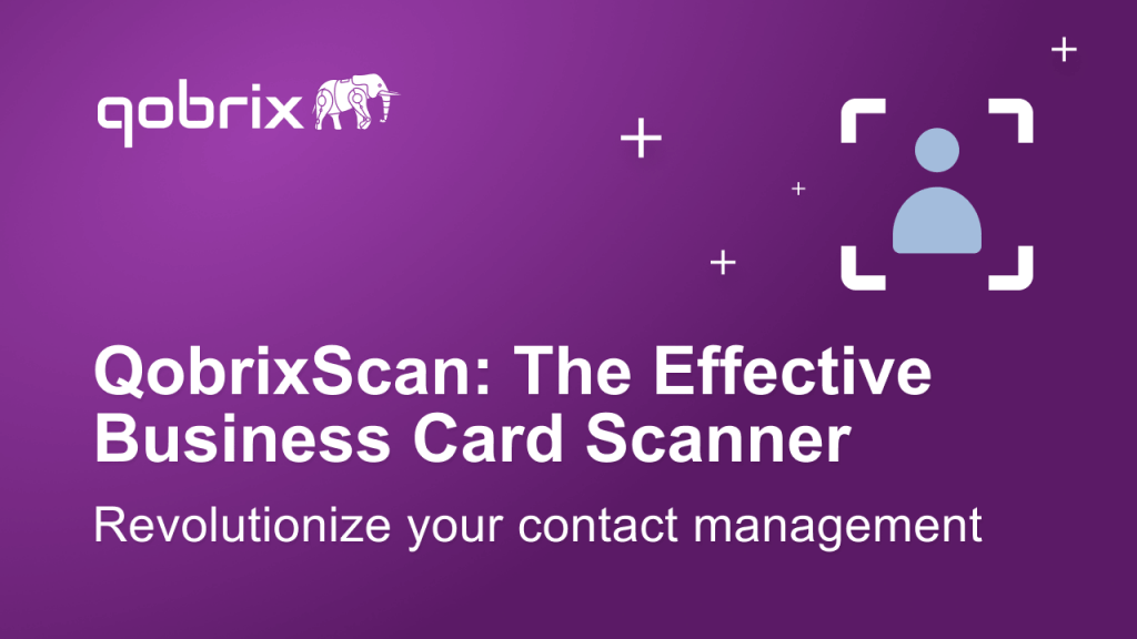 QobrixScan business card scanner