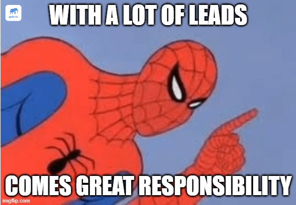 CRM Leads are very important - real estate CRM meme