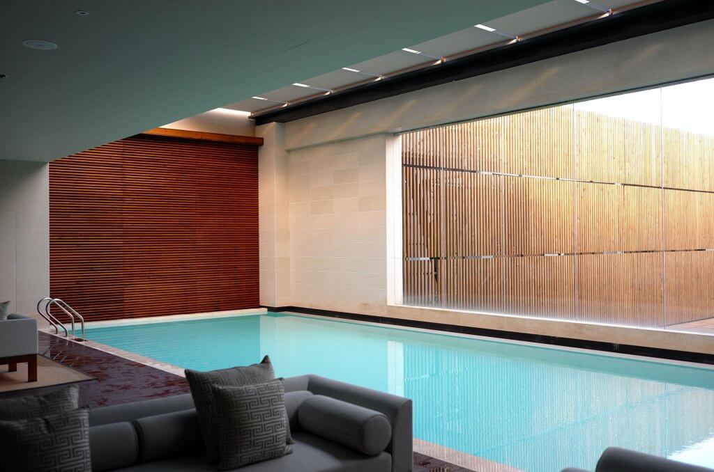 Indoor pools and spas in luxury homes
